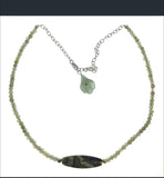 925 sterling silver jade necklace natural crystal gemstone fine jewelry Brazilian jadeite metaphysical healing necklace