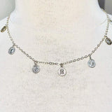 925 sterling silver saint charms rosary necklace spiritual fine jewelry