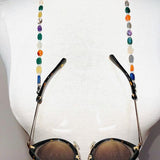 925 sterling silver natural semiprecious mix crystal stones metaphysical healing fine jewelry beaded eyeglass chain