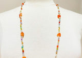 925 sterling silver semi precious stones healing crystal bead necklace