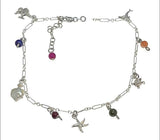 925 sterling silver jade anklet lucky charms jewelry for good luck metaphysical healing crystals