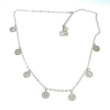 925 sterling silver saint charms rosary necklace spiritual fine jewelry